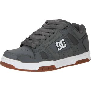 Tenisky 'STAG' DC Shoes šedá / bílá