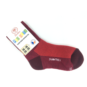 Zimní ponožky Surtex 80% Merino Červené Velikost: 30 - 33