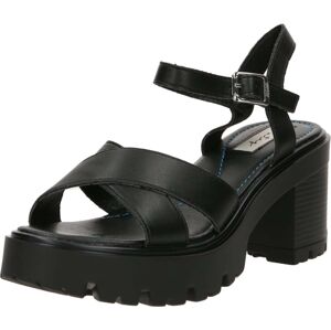 Páskové sandály 'EMELINE' MTNG černá