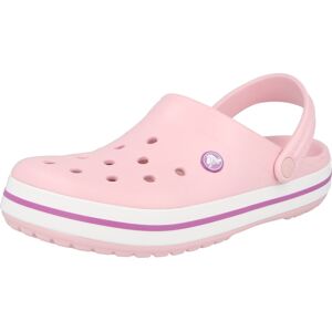 Crocs Pantofle 'Crocband' pitaya / světle růžová / bílá