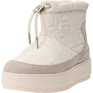 Sněhule 'MONOGRAM' Tommy Hilfiger režná / offwhite