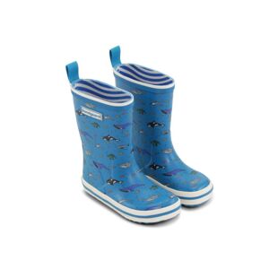 BUNDGAARD CLASSIC RUBBER BOOT Sea Animals | Dětské barefoot holínky - 31