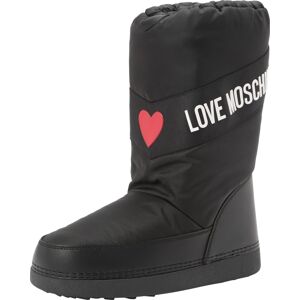 Love Moschino Sněhule červená / černá / bílá