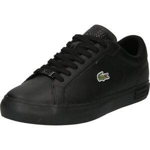 LACOSTE Tenisky 'POWERCOURT' zelená / červená / černá / bílá