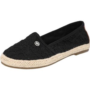 TOM TAILOR Espadrilky starobéžová / černá