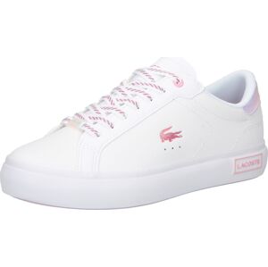 LACOSTE Tenisky 'Powercourt' světle růžová / bílá