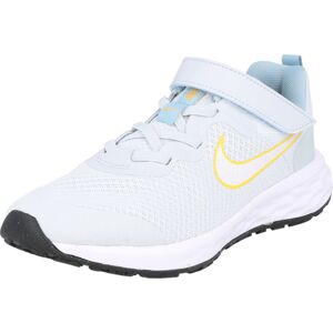 Sportovní boty 'Revolution 6' Nike světlemodrá / žlutá / bílá