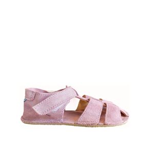 BABY BARE SANDÁLKY/BAČKORY NEW Sparkle Pink | Dětské barefoot sandály - 22