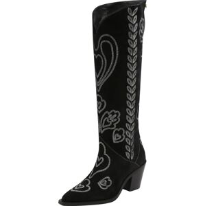 Fabienne Chapot Kovbojské boty 'Dolly Dream' černá / bílá