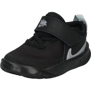 Sportovní boty 'Team Hustle' Nike světle šedá / černá