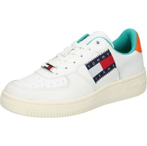 Tommy Jeans Tenisky noční modrá / nefritová / oranžová / červená / bílá