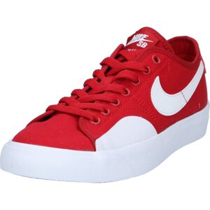 Nike SB Tenisky 'Blazer Court' červená / bílá
