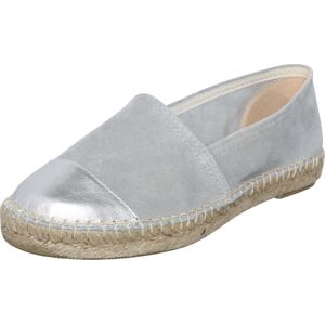 Espadrilky 'Classic' espadrij l´originale šedá / stříbrná