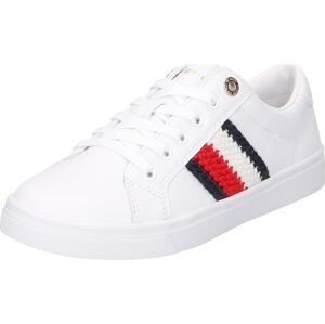 TOMMY HILFIGER Tenisky námořnická modř / ohnivá červená / bílá