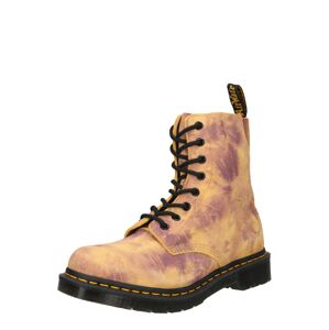 Šněrovací kozačky 'Pascal' Dr. Martens hnědá / žlutá / bobule