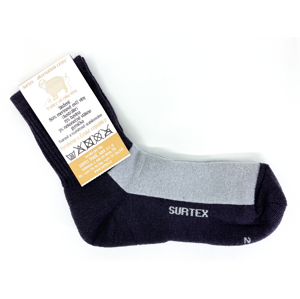 Ponožky Surtex 80% Merino VOLNÝ LEM Šedé Velikost: 41 - 43