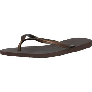 Žabky 'Slim' Havaianas tmavě hnědá