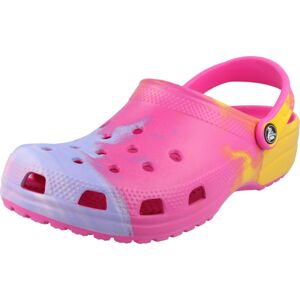 Pantofle Crocs hořčicová / pastelová fialová / pink