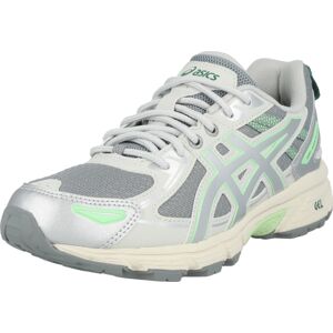 Běžecká obuv 'Gel Venture 6​' ASICS SportStyle šedá / tmavě šedá / světle zelená / bílá
