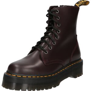 Dr. Martens Šněrovací kozačky 'Jadon' žlutá / burgundská červeň / černá