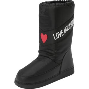 Love Moschino Sněhule červená / černá / bílá