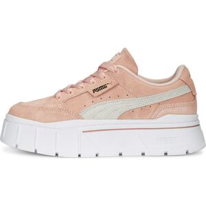 Tenisky 'Mayze Stack Suede Wns' Puma zlatá / šedá / růžová