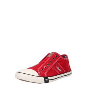 MUSTANG Slip on boty červená
