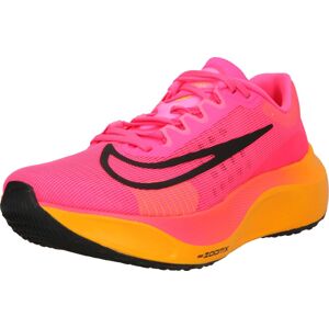 NIKE Sportovní boty 'Zoom Fly 5' jasně oranžová / svítivě růžová / černá