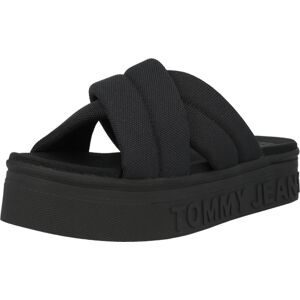 Tommy Jeans Pantofle černá
