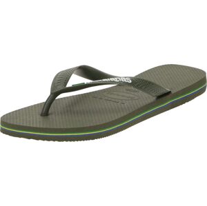 Žabky Havaianas žlutá / khaki / bílá