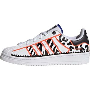 ADIDAS ORIGINALS Tenisky 'Superstar' tmavě oranžová / černá / bílá