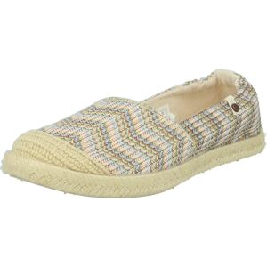 Espadrilky 'CORDOBA' Roxy béžová / světlemodrá / hnědá / zelená