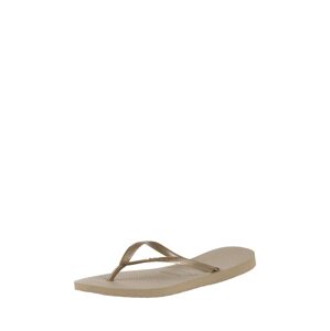 HAVAIANAS Žabky 'SLIM' písková / zlatá