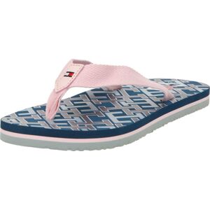 Sandály Tommy Hilfiger námořnická modř / růžová / červená / bílá