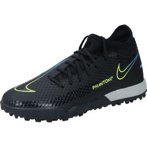 Kopačky 'Phantom' Nike svítivě modrá / svítivě žlutá / černá