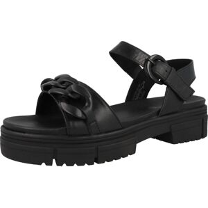 CAPRICE Páskové sandály černá