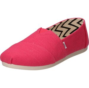 TOMS Espadrilky 'ALPARGATA' pink / černá / bílá