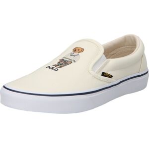 Polo Ralph Lauren Slip on boty 'KEATON' krémová / námořnická modř / světle hnědá / červená