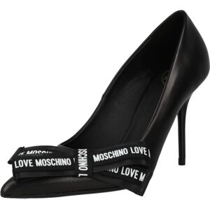 Lodičky Love Moschino černá / bílá