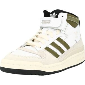 ADIDAS ORIGINALS Kotníkové tenisky 'FORUM MID ' světle šedá / khaki / černá / bílá