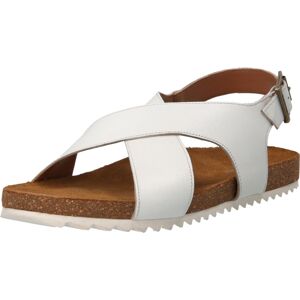 Páskové sandály Barbour bílá