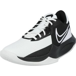 NIKE Sportovní boty 'Precision 6' černá / bílá
