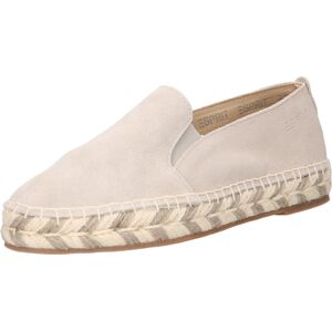 ESPRIT Espadrilky béžová / světle šedá / bílá