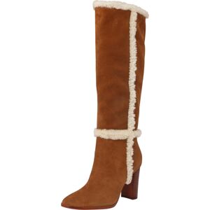 Lauren Ralph Lauren Kozačky 'AUBRI' koňaková / barva bílé vlny