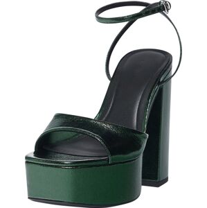 Páskové sandály Pull&Bear zelená