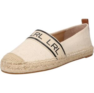 Lauren Ralph Lauren Espadrilky 'CAYLEE' béžová / nažloutlá / hnědá / černá