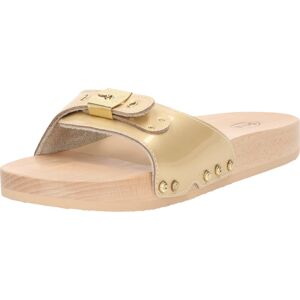 Scholl Iconic Pantofle zlatá