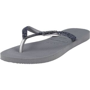 HAVAIANAS Žabky tmavě šedá / stříbrná