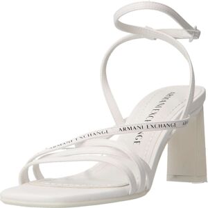 Páskové sandály Armani Exchange černá / offwhite