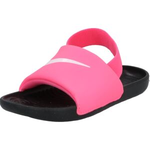 Otevřená obuv 'Kawa' Nike Sportswear pink / bílá